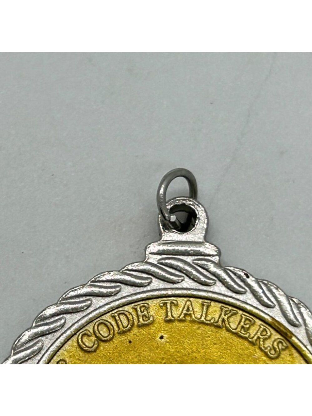 Native American Sacagawea Code Talker Coin Pendant Necklace Gold Tone Silvertone - Picture 14 of 15